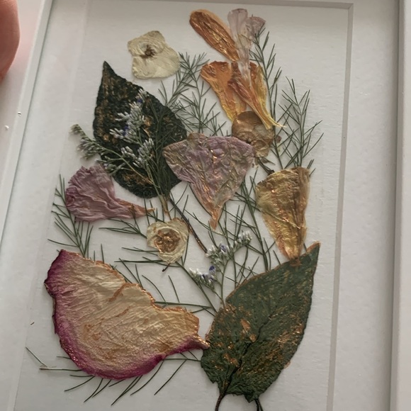 Handmade Dried Flowers Collage 5”x7” - Picture 6 of 8